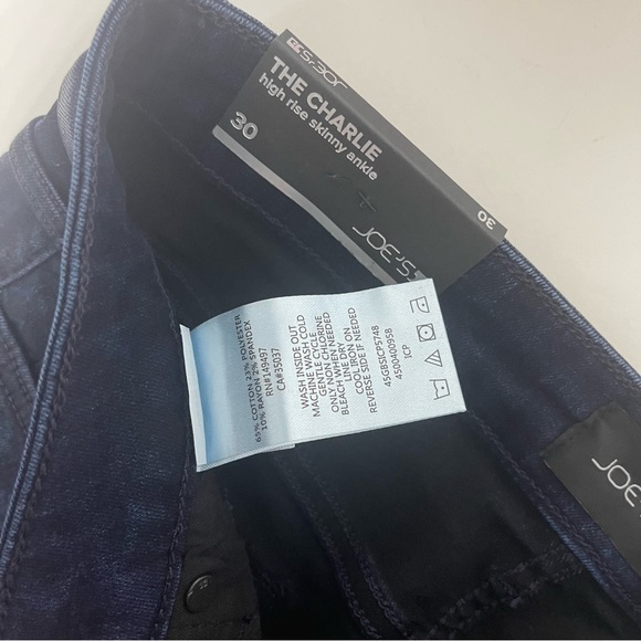 Joe’s Snakeskin Pattern The Charlie High Rise Skinny Ankle Jeans - New With Tag - Picture 14 of 16